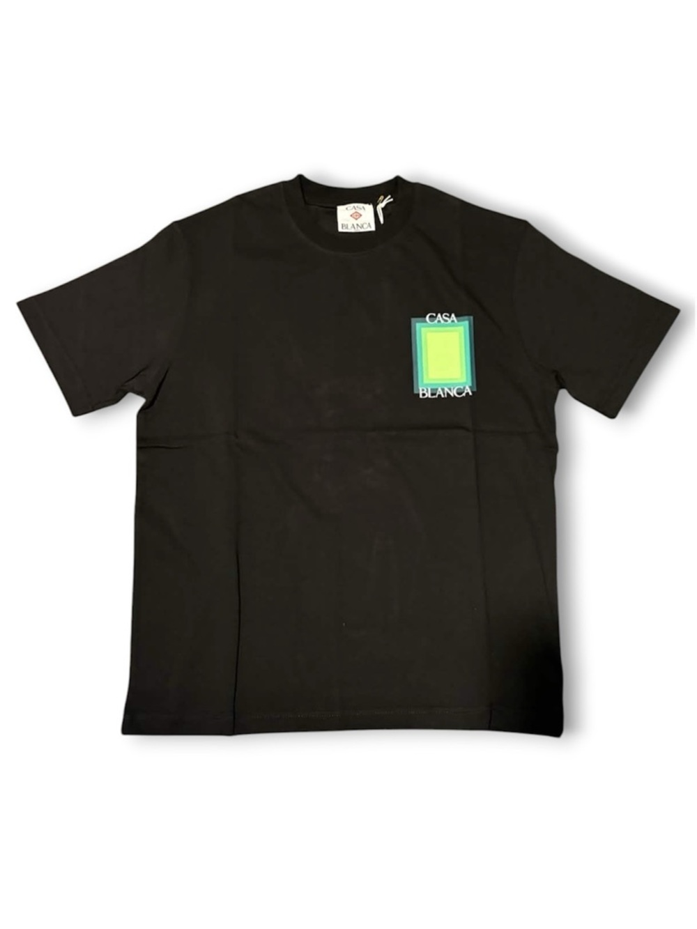 Casablanca Tennis Club Graphic Black Tee